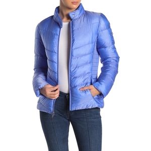 VIA SPIGA Blue Puffer Jacket